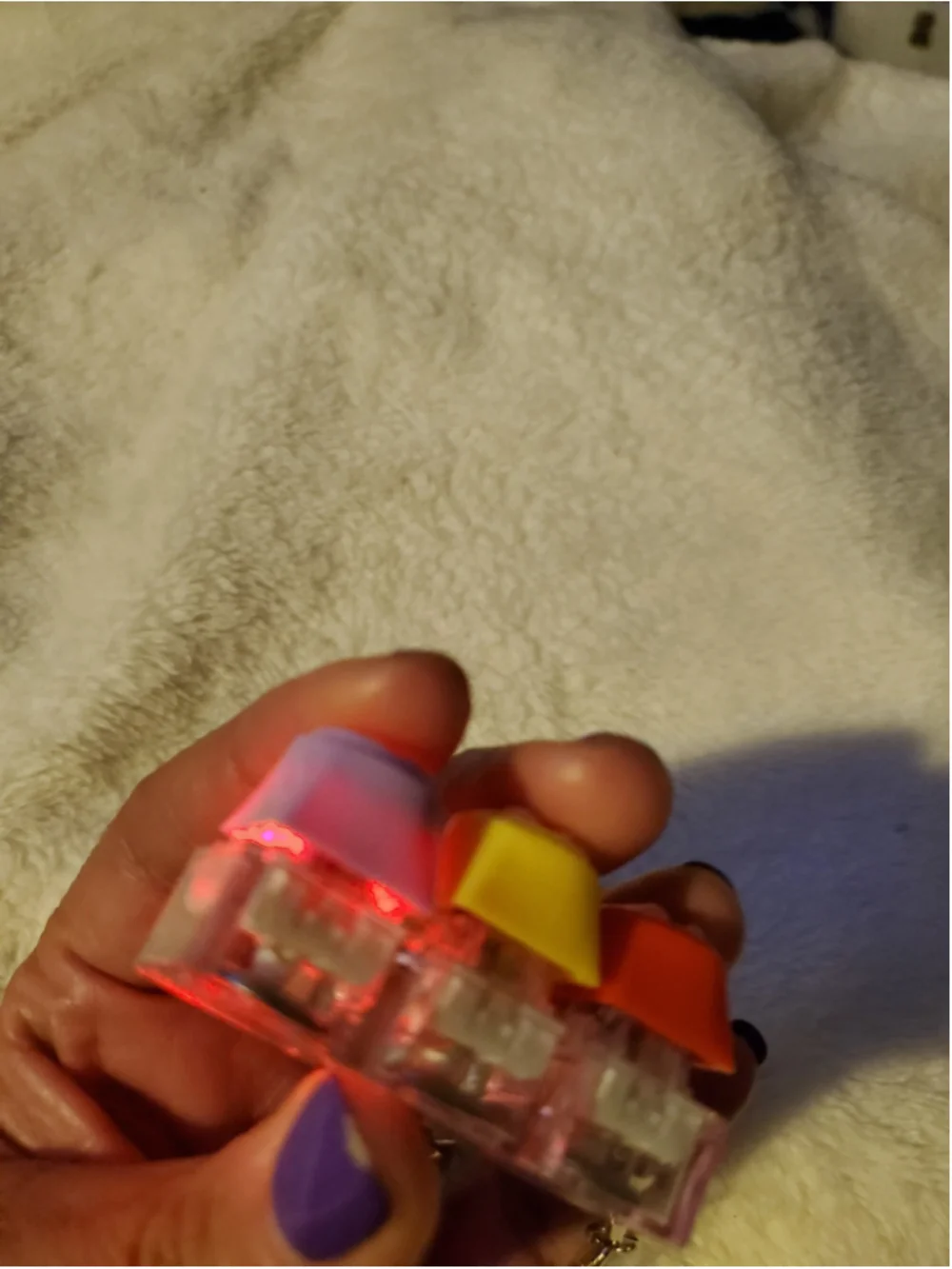 New light up clicker, keychain relax your mind with AMRS sounds